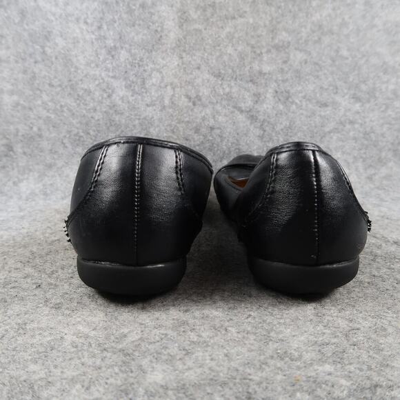 Faded Glory Shoes Womens 9 Ballet Flats Comfort Memory Foam Black Slip On Casual - Picture 5 of 12